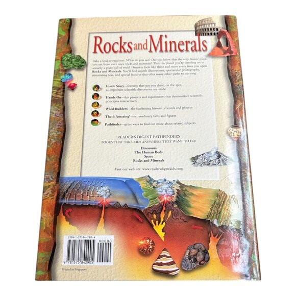 Rocks and Minerals Hardcover Book Reader's Digest Pathfinders 1999 Kids - Picture 4 of 6